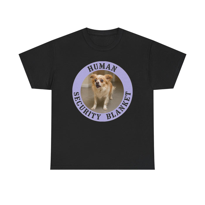 T‑Shirt — "Human Security Blanket" Cute Dog Graphic Tee