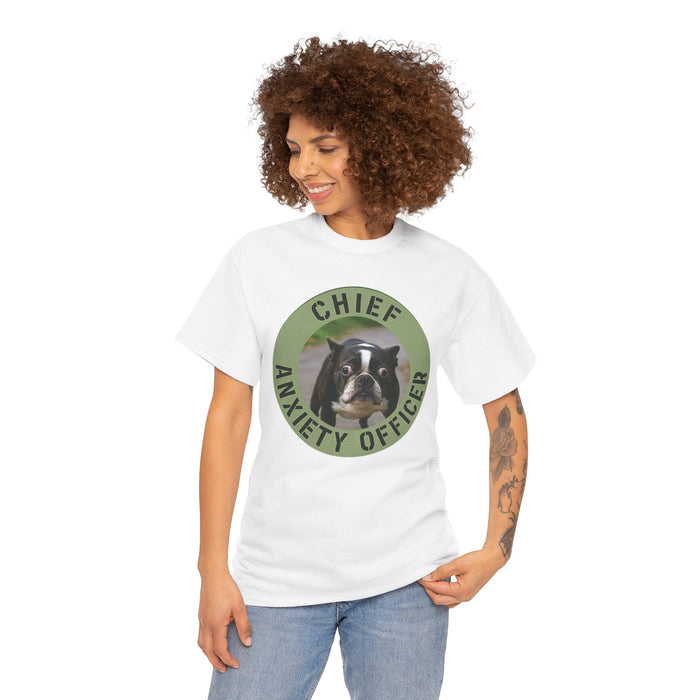 Chief Anxiety Officer Dog T-Shirt — Funny Pet Lover Tee