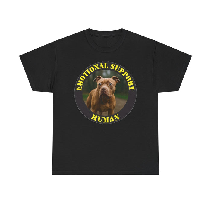 Dog Emotional Support Human T-Shirt – Funny Rescue Pet Therapy Tee