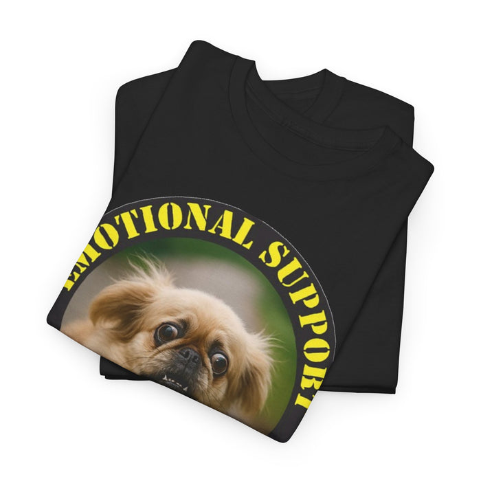 Emotional Support Human T-Shirt — Funny Pomeranian Pet Lover Tee