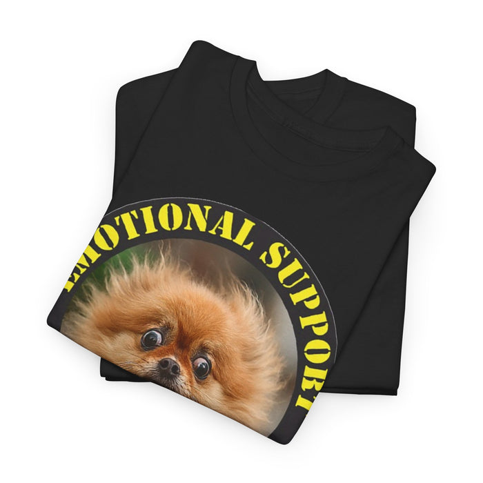 Emotional Support Human T-Shirt — Cute Pomeranian Therapy Tee