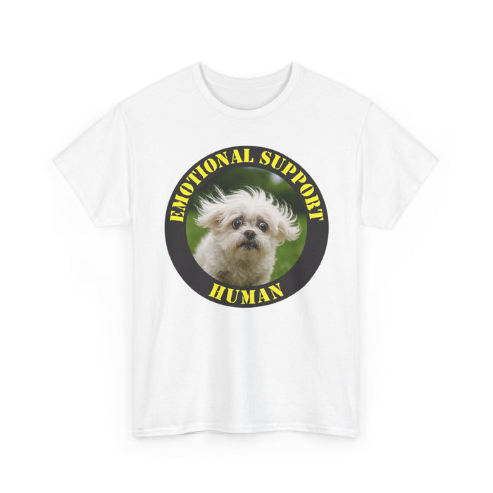 Emotional Support Human T-Shirt — Cute Dog Pet Lover Tee