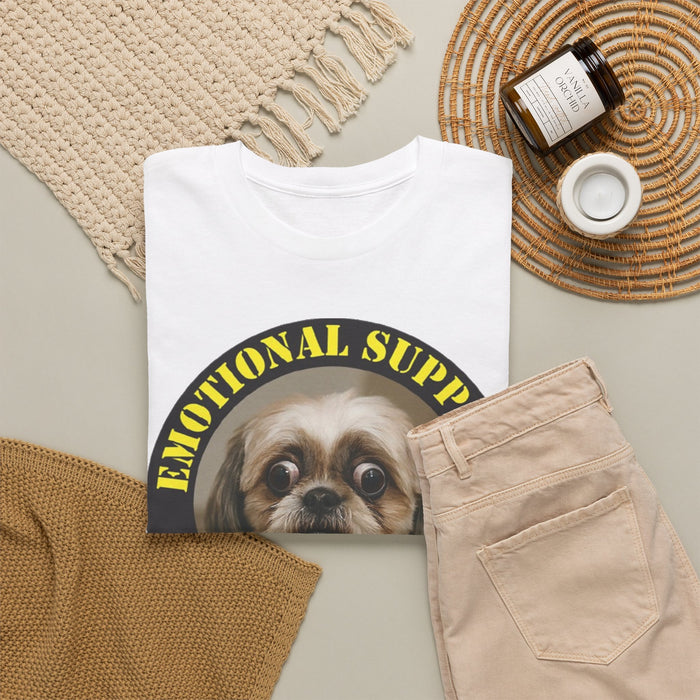 T-Shirt — "Emotional Support Human" Cute Dog Graphic Tee