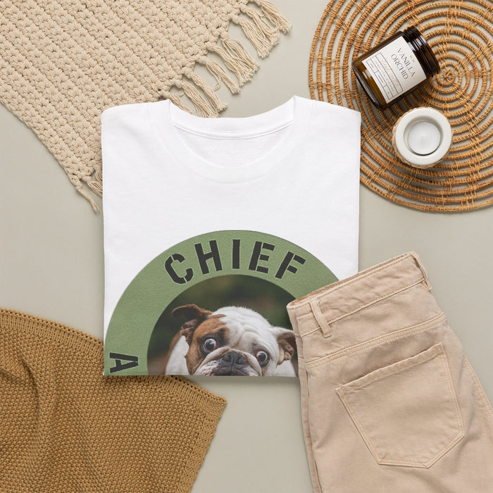 Chief Anxiety Officer Bulldog T-Shirt – Funny Pet Lover Tee