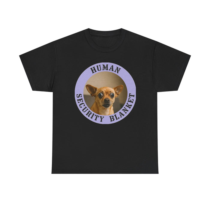 Human Security Blanket T-Shirt — Cute Chihuahua Pet Lover Tee