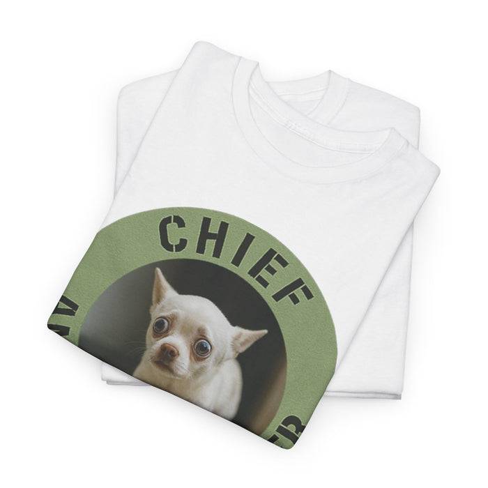 Chief Anxiety Officer T-Shirt — Funny Dog Graphic Tee