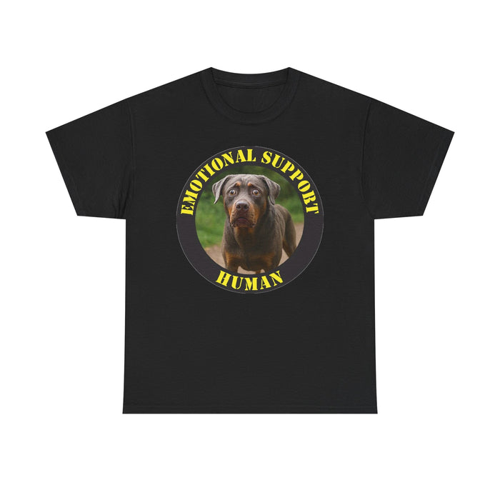 Emotional Support Human T-Shirt — Funny Dog Therapy Tee