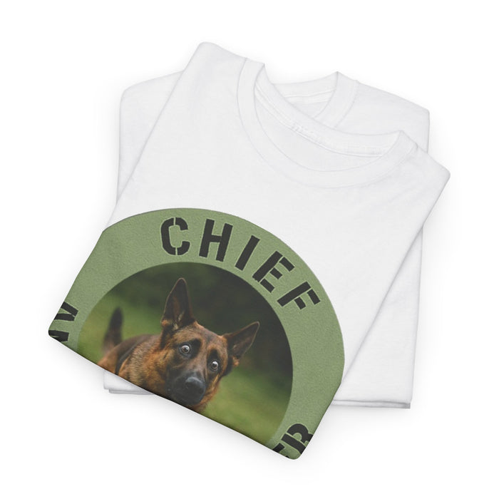 Chief Anxiety Officer T-Shirt — Funny Dog Anxiety Graphic Tee