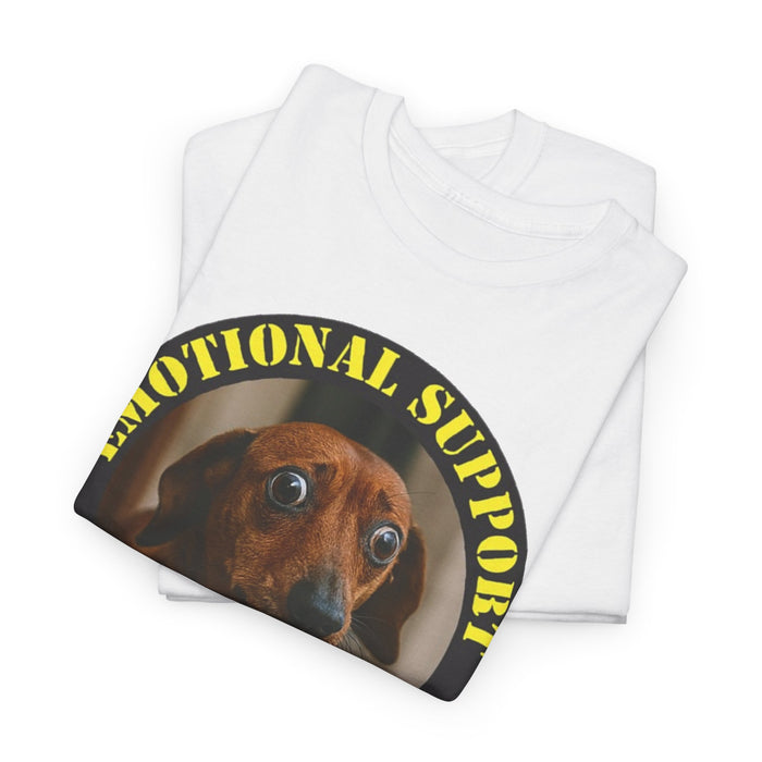 Emotional Support Human T-Shirt — Funny Dachshund Dog Tee