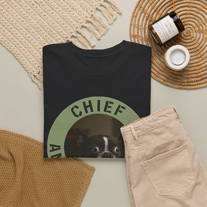Chief Anxiety Officer Dog T-Shirt — Funny Pet Mom/Dad Tee