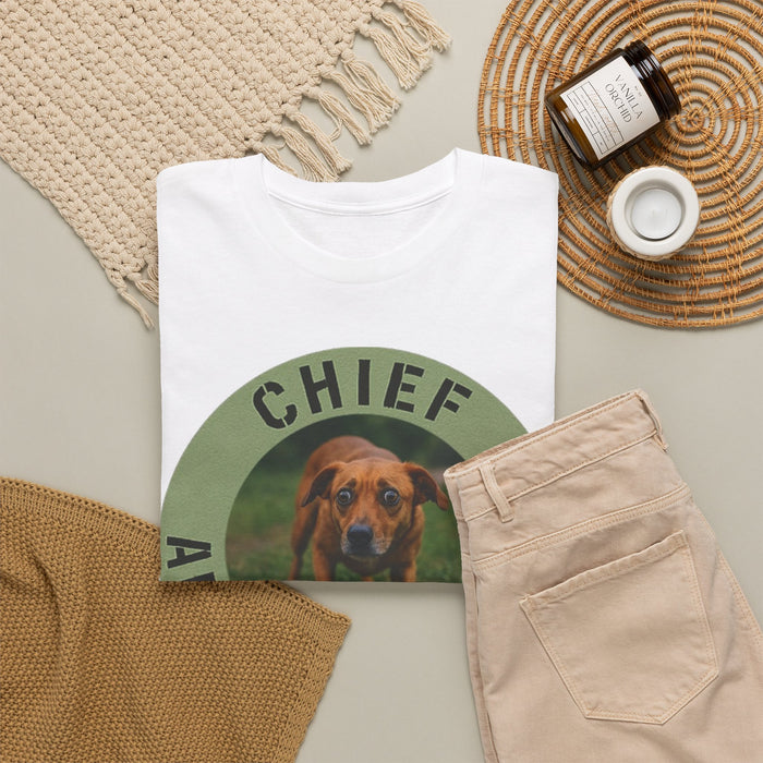 Chief Anxiety Officer T-Shirt — Funny Dog Graphic Tee for Pet Lovers