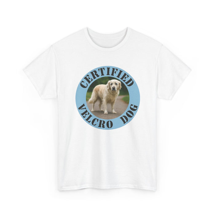 Certified Velcro Dog T‑Shirt — Funny Dog Lover Tee