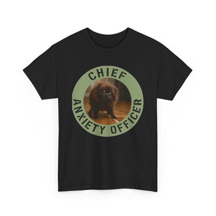Chief Anxiety Officer T-Shirt — Funny Dog Graphic Tee