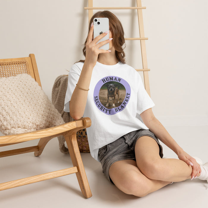 Dog "Human Security Blanket" Tee — Funny Pet Lover T-Shirt