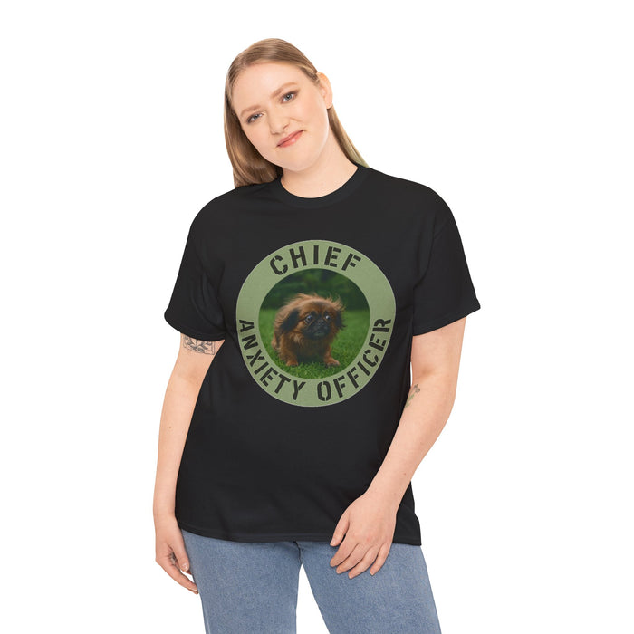 Chief Anxiety Officer T-Shirt — Funny Dog Graphic Tee