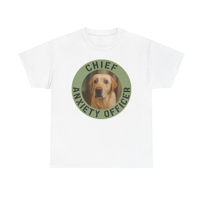Chief Anxiety Officer Dog T-Shirt — Funny Pet Lover Tee