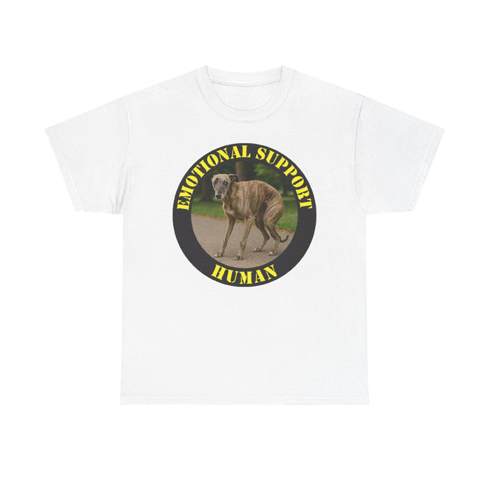 T-Shirt — "Emotional Support Human" Funny Dog Design