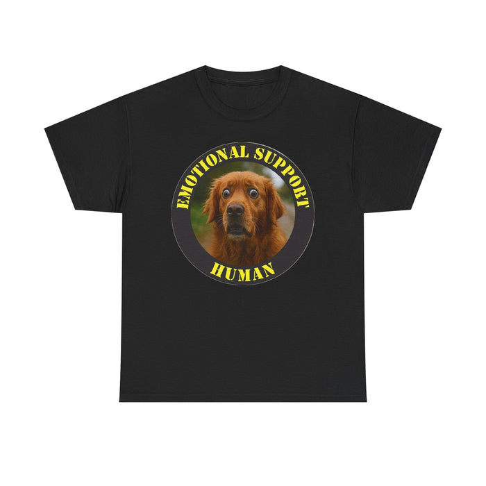 Emotional Support Human T-Shirt — Dog Photo Graphic Tee
