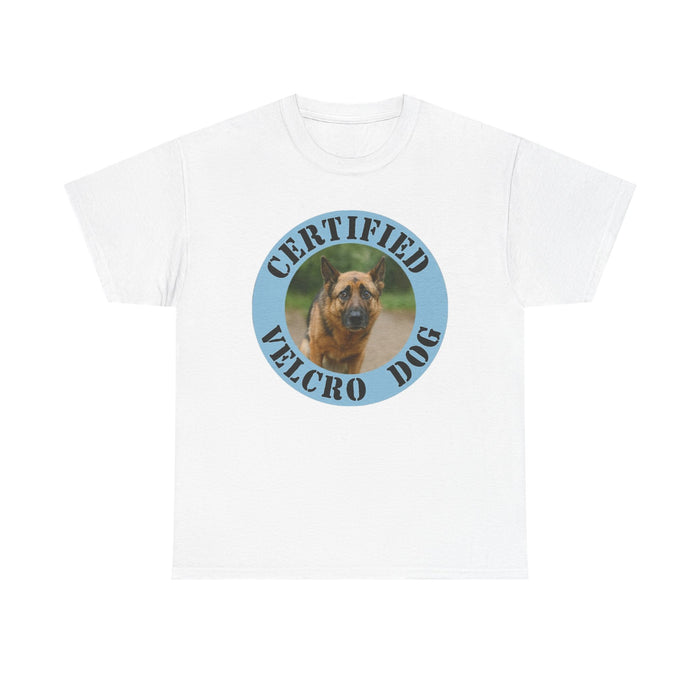 Certified Velcro Dog T-Shirt — Funny Pet Lover Tee