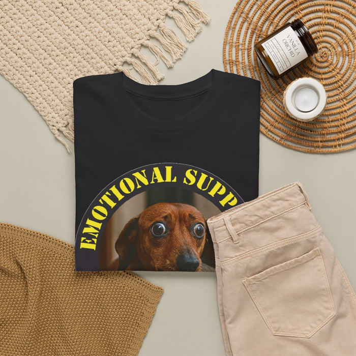Emotional Support Human T-Shirt — Funny Dachshund Dog Tee