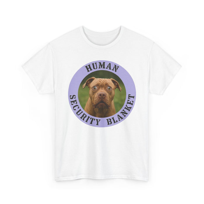 Pit Bull Human Security Blanket Dog T-Shirt — Cute Pitbull Graphic Tee