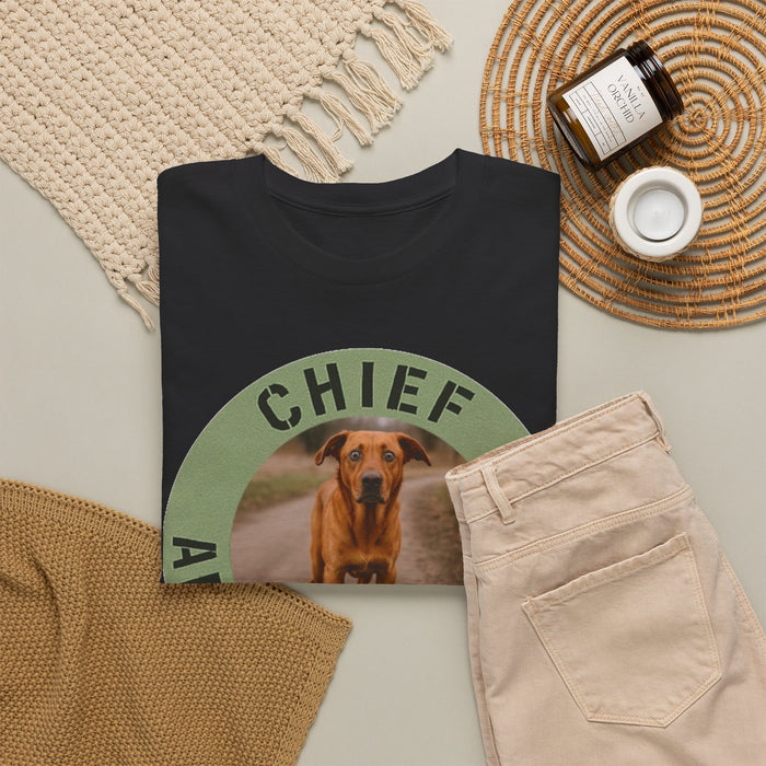 T-Shirt — "Chief Anxiety Officer" Funny Dog Graphic Tee