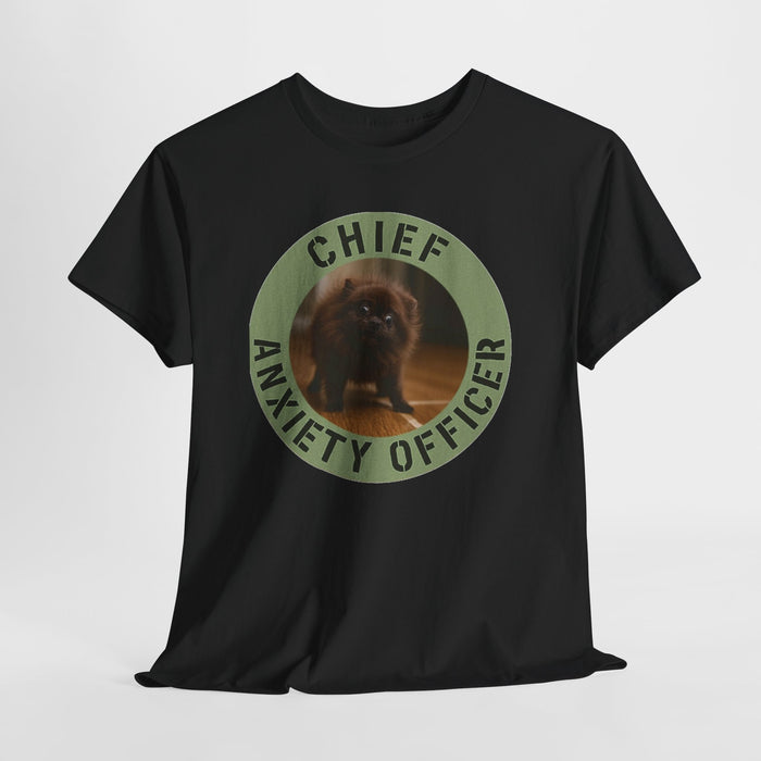 Chief Anxiety Officer T-Shirt — Funny Dog Graphic Tee