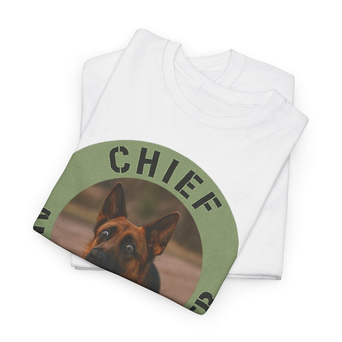 Chief Anxiety Officer Dog T-Shirt — Funny Pet Lover Tee