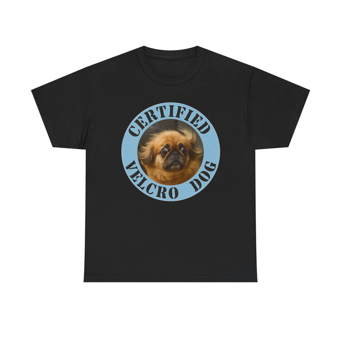 Certified Velcro Dog T-Shirt — Cute Pekingese Graphic Tee