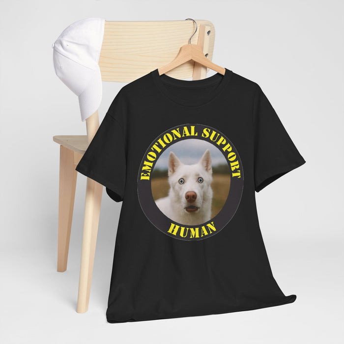 T‑Shirt — "Emotional Support Human" Husky Rescue Tee