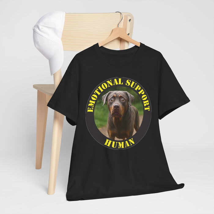 Emotional Support Human T-Shirt — Funny Dog Therapy Tee