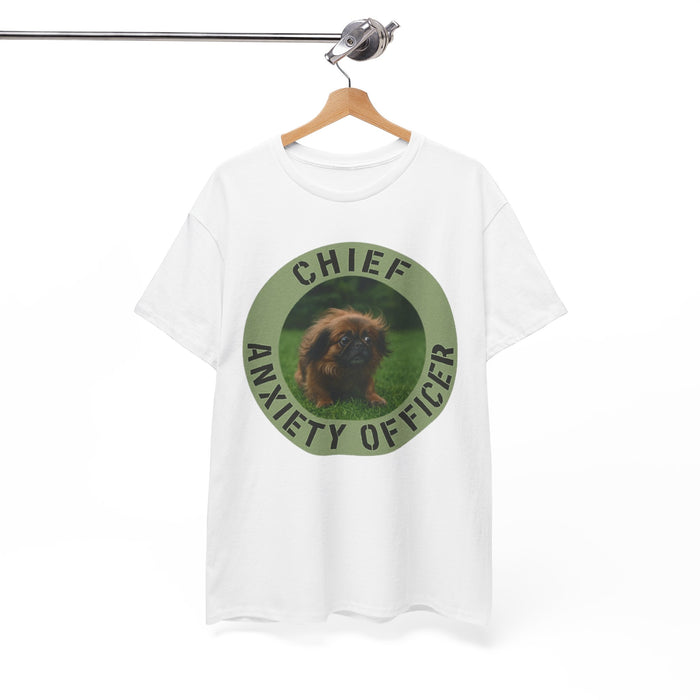 Chief Anxiety Officer T-Shirt — Funny Dog Graphic Tee