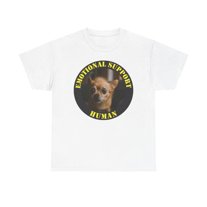 Emotional Support Human T-Shirt — Cute Chihuahua Pet Therapy Tee