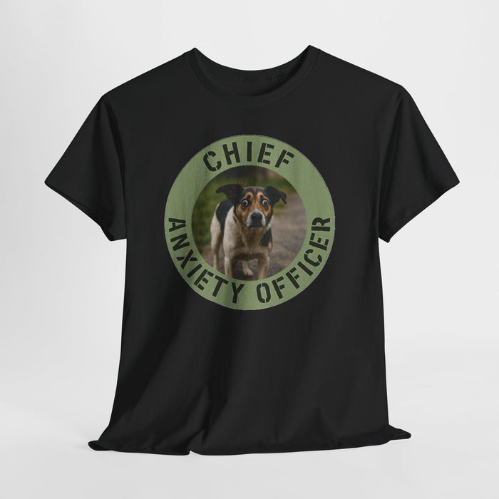 Chief Anxiety Officer Dog T-Shirt