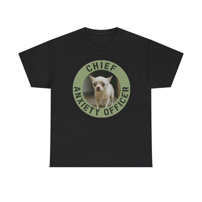 Chief Anxiety Officer T-Shirt — Funny Dog Graphic Tee