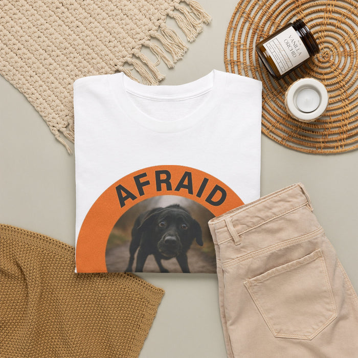Afraid But Trying Dog Graphic Tee