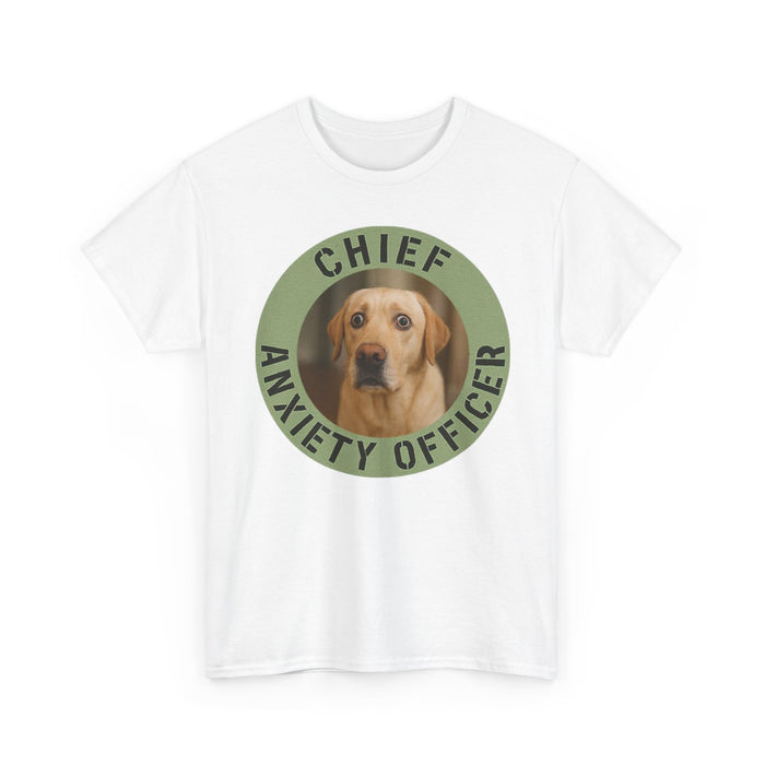 Chief Anxiety Officer Dog T-Shirt — Funny Pet Lover Tee