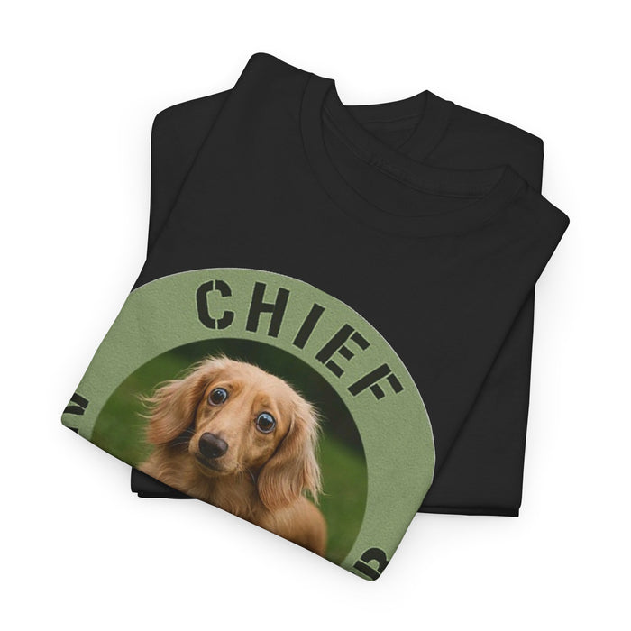 Chief Anxiety Officer T-Shirt — Funny Dog Rescue Tee for Dog Lovers