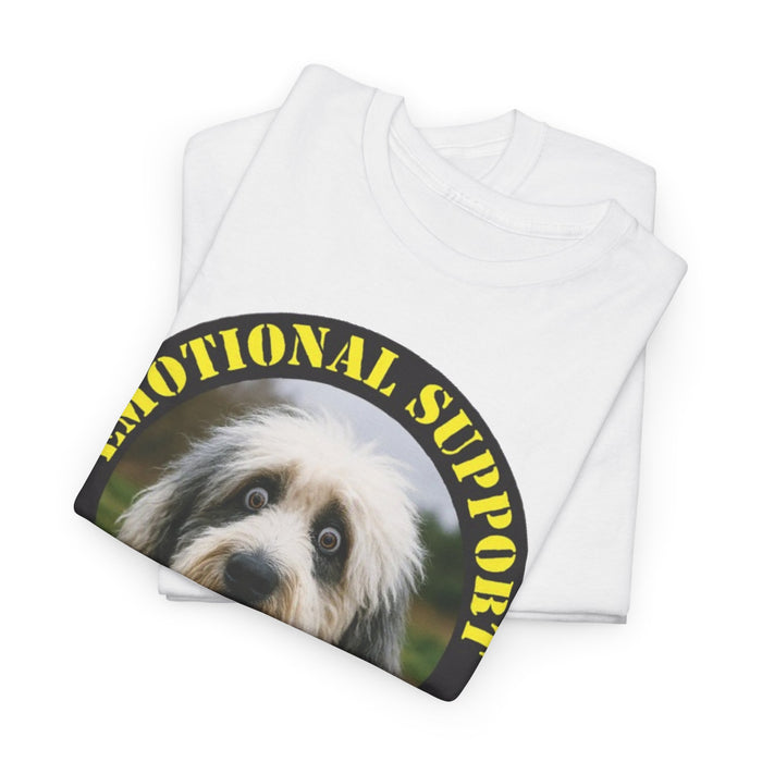 Emotional Support Human T-Shirt — Cute Dog Photo Graphic Tee