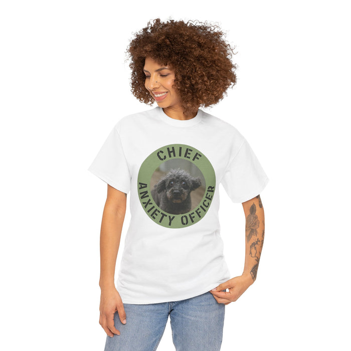 Chief Anxiety Officer T-Shirt — Funny Dog Anxiety Officer Tee