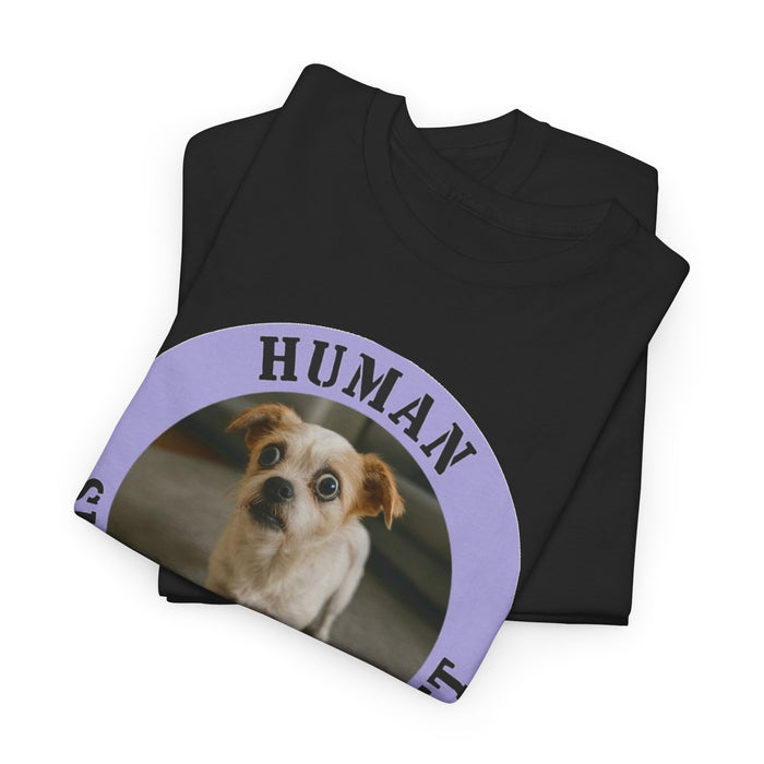 Human Security Blanket T-Shirt — Cute Dog Graphic Tee