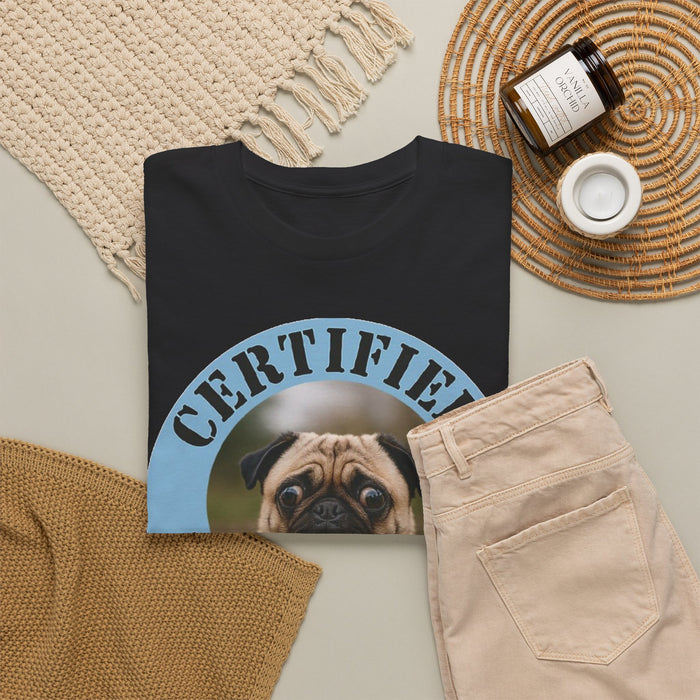 Pug "Certified Velcro Dog" T-Shirt
