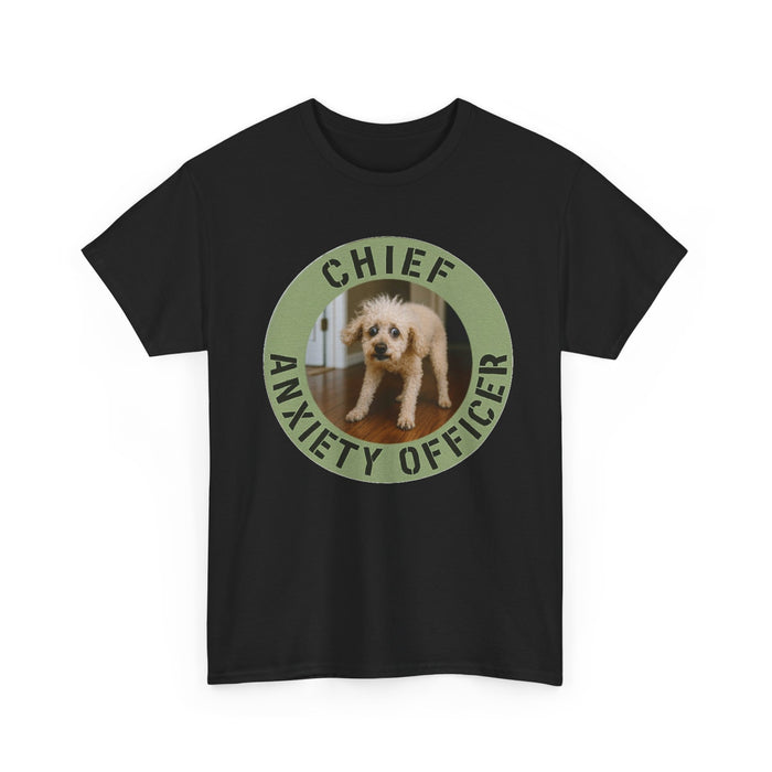Chief Anxiety Officer Tee — Funny Dog Rescue Pet Lover T-Shirt