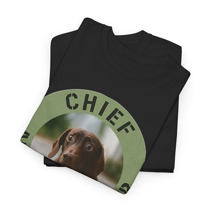 Chief Anxiety Officer T-Shirt — Funny Dog Graphic Tee for Pet Lovers