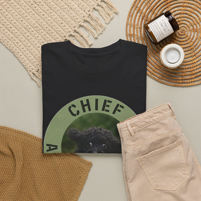 Chief Anxiety Officer T-Shirt – Funny Cute Pug Anxiety Tee