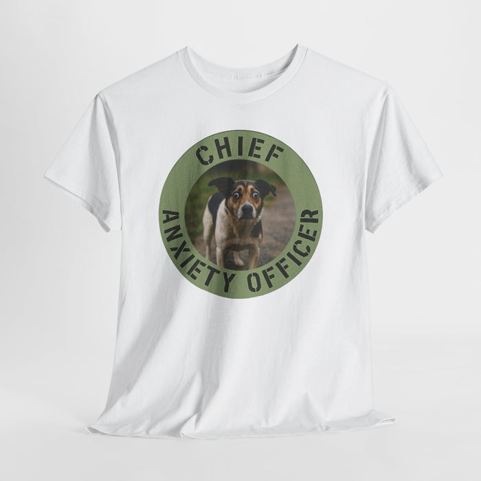 Chief Anxiety Officer Dog T-Shirt