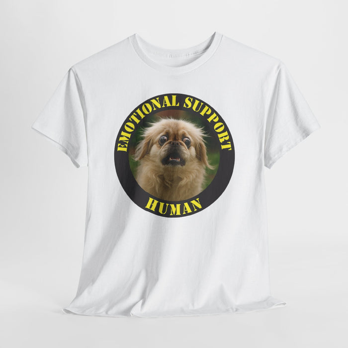 Emotional Support Human T‑Shirt — Funny Cute Dog Rescue Tee