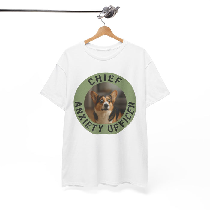 Chief Anxiety Officer Dog T-Shirt — Funny Pet Lover Tee