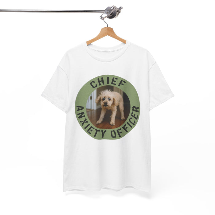 Chief Anxiety Officer Tee — Funny Dog Rescue Pet Lover T-Shirt