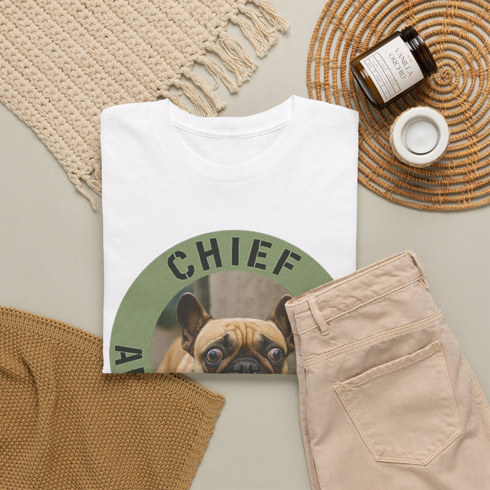 Chief Anxiety Officer T-Shirt — Funny French Bulldog Graphic Tee